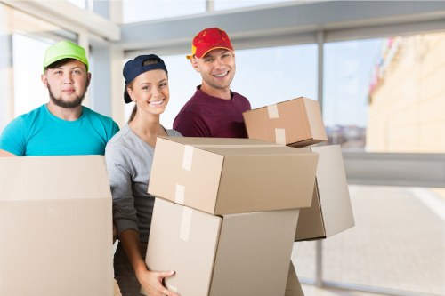 Checklist and moving supplies prepared for a house removal