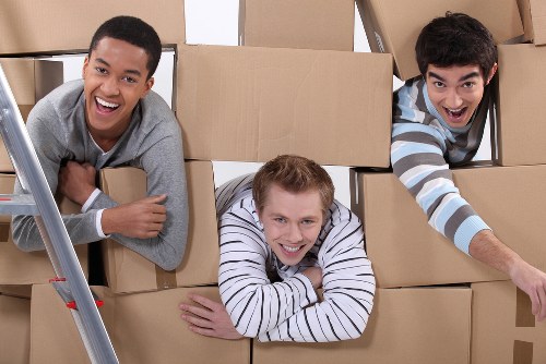 Training and safety review for workers in house relocation services