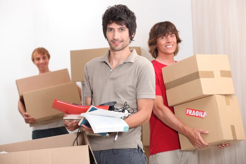Local movers handling access challenges at a business property