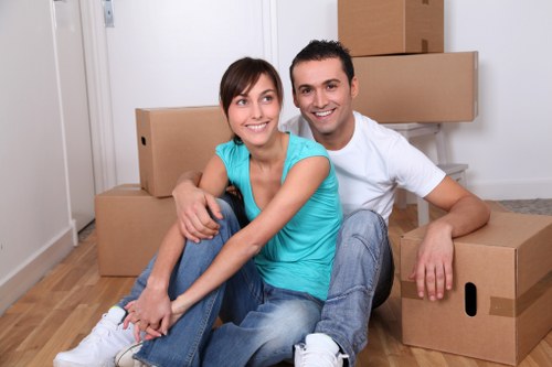 Household relocation support for a local man and van service